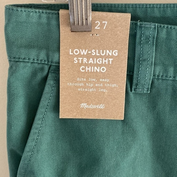Madewell Low Slung Straight Chinos - Picture 2 of 6